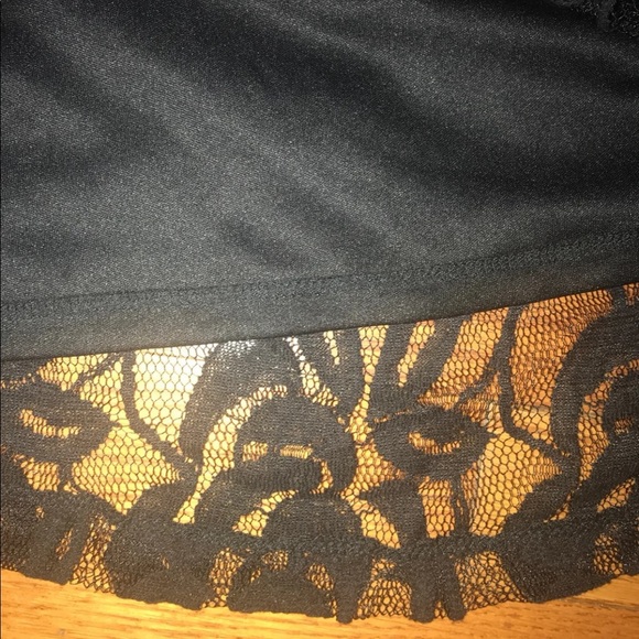 Fire Los Angeles Open Back Floral Lace Black Dress - Picture 2 of 6